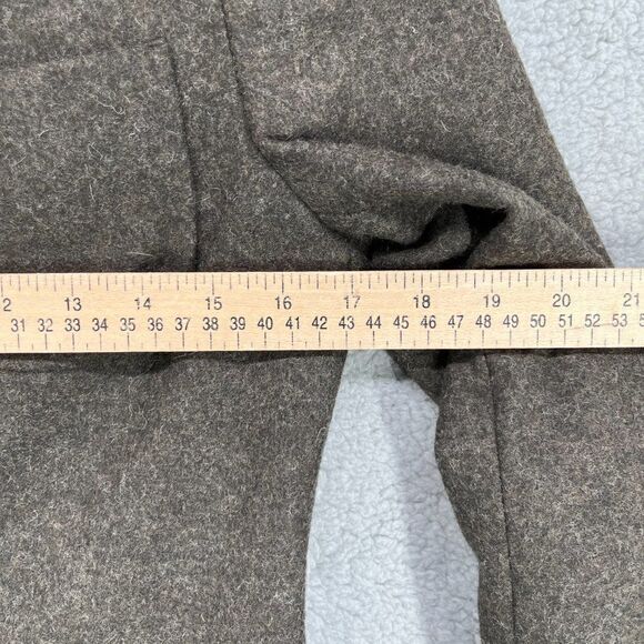 Divina Italian Blazer Wool Blend Size 8 Brown - Picture 9 of 16